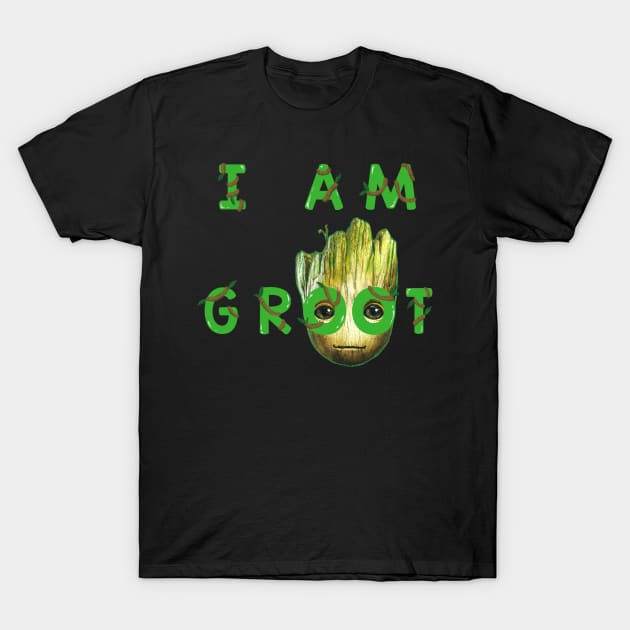 I am Groot T-Shirt by NinjaKlee